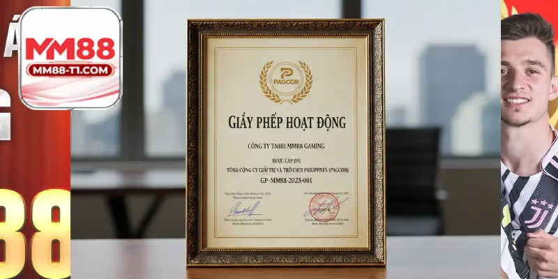 Giấy phép hoạt động MM88 hợp pháp