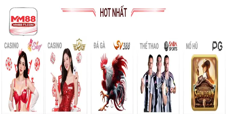 kho game tại mm88 đa dạng